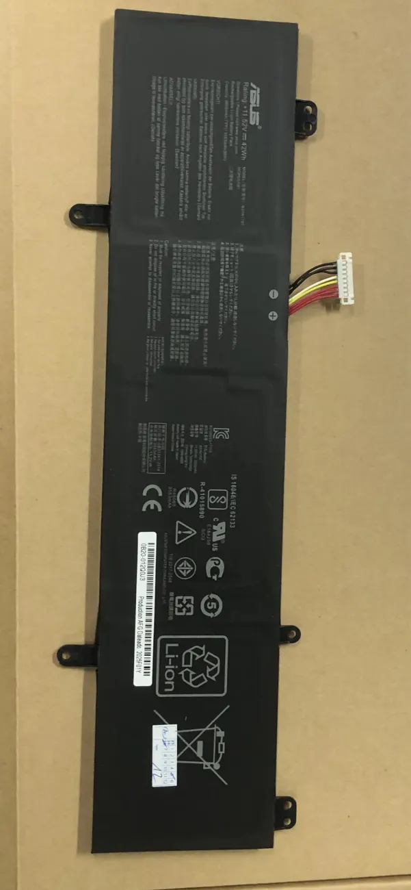 PIN ASUS S410U B31N1707 (ZIN) - 4 CELL mặt trước