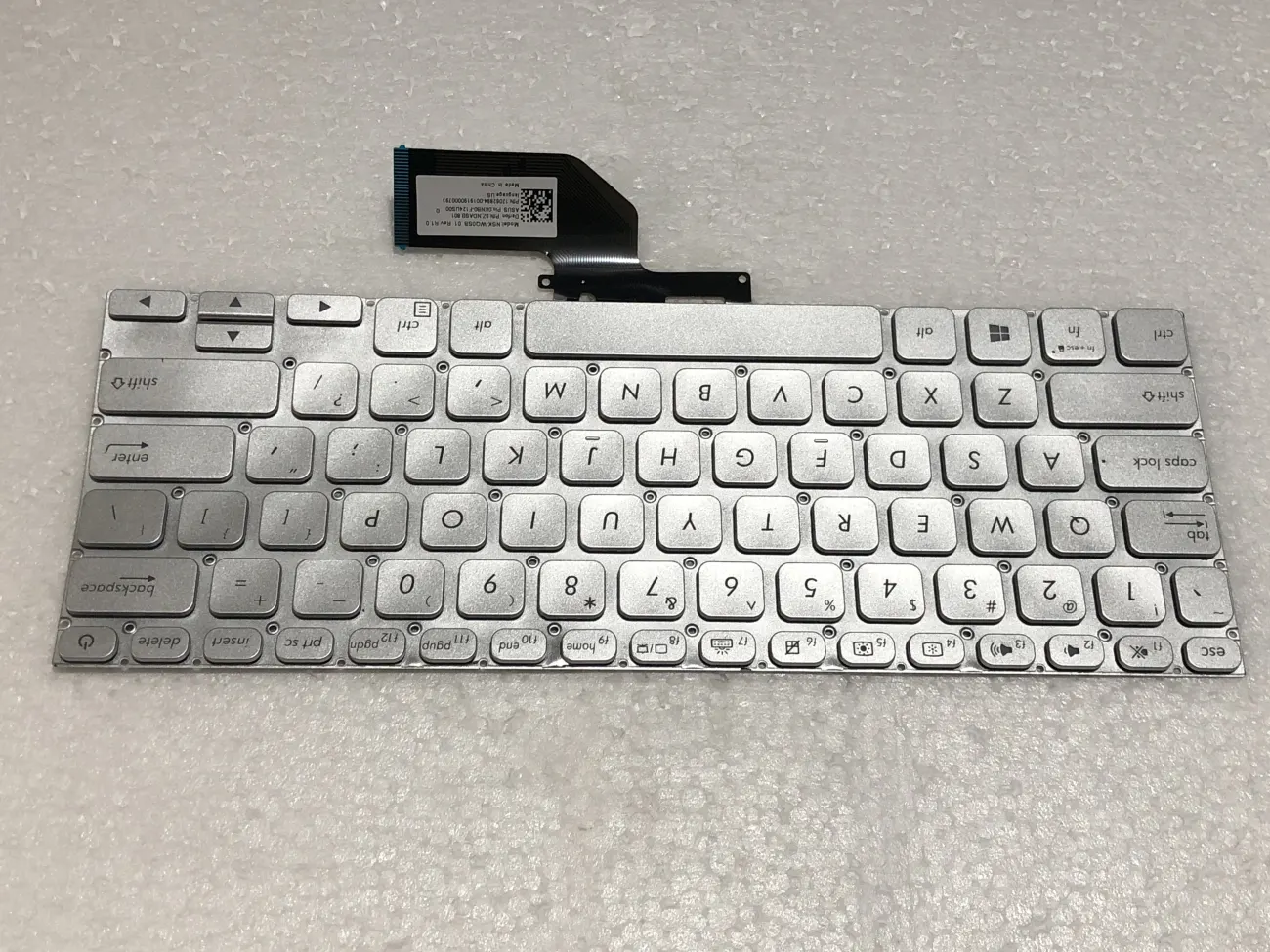 Bàn phím ASUS UX330UA BẠC CÓ ĐÈN X330FA X330FL X330FN S13 S330 Silver Keyboard US Backlight mặt trước