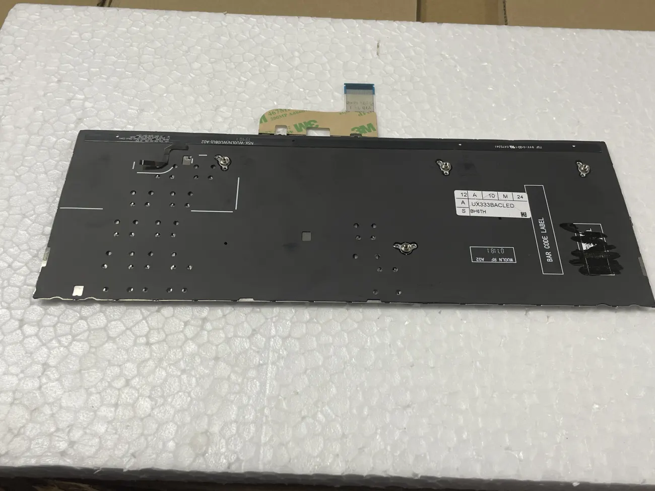 Bàn phím ASUS UX333 BẠC (CÓ ĐÈN) - Asus Zenbook 13 UX333 UX333F UX333FN UF3300F UX334 UX334U UX334UA UX334A U334U mặt sau