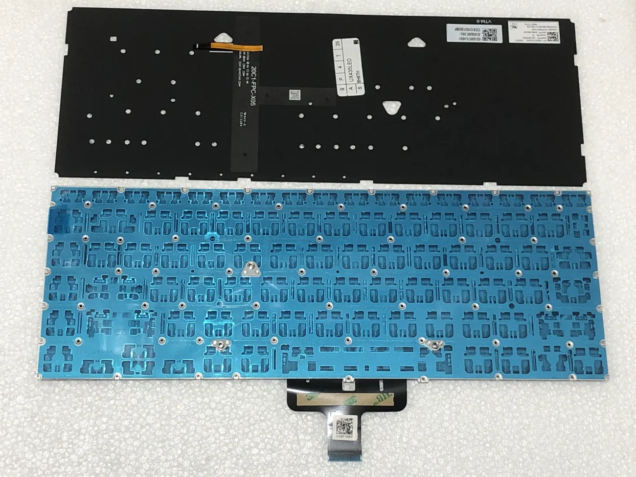 Bàn phím ASUS UX435 ĐEN (LED, BH 6TH) - Asus Zenbook UX435 UX435E UX435EA UX435EG mặt sau
