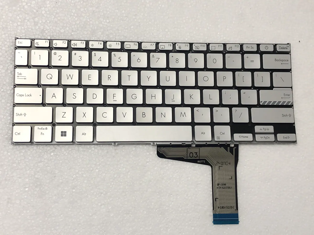 Asus Vivobook 14 A1402 A1402Z A1403 A1403Z X1402 X1402Z X1402ZA X1403 X1403Z X1403ZA BẠC  (KHÔNG ĐÈN ) mặt trước