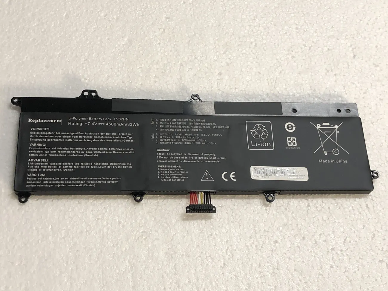 Pin Asus X202 oem mặt trước