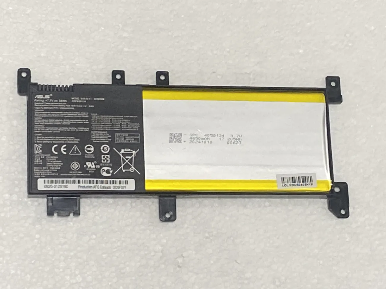 Pin ASUS X442Z3CE C21N1638 mặt trước