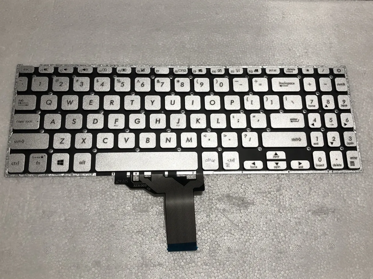 Bàn phím ASUS X509 X509FA X509F X509FJ X509UA X509MA X509JA F509 F509JP F509MA F509UB F509JB F509JA M509 Y5200F Y5000F Y5200FB FL8700 màu bạc mặt trước