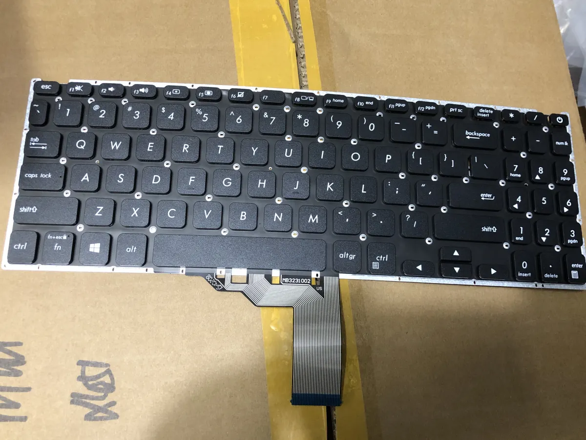 Bàn phím ASUS VIVOBOOK X512 A512 ĐEN =>Vivobook 15 A512 A512F X512 X512FA X512DA X512UA X512UB F512F F512D mặt trước