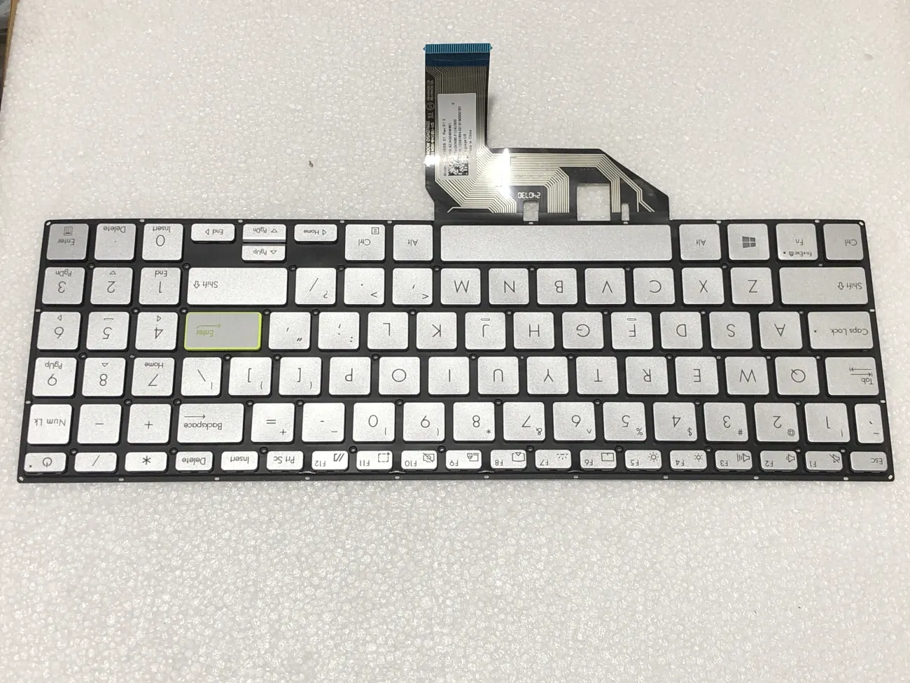 Bàn phím ASUS X513 BẠC  CÓ ĐÈN mặt trước
