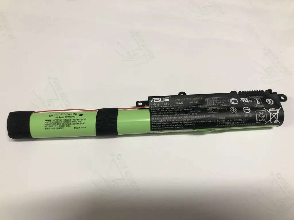 Pin asus x540 /A31N1519 mặt trước