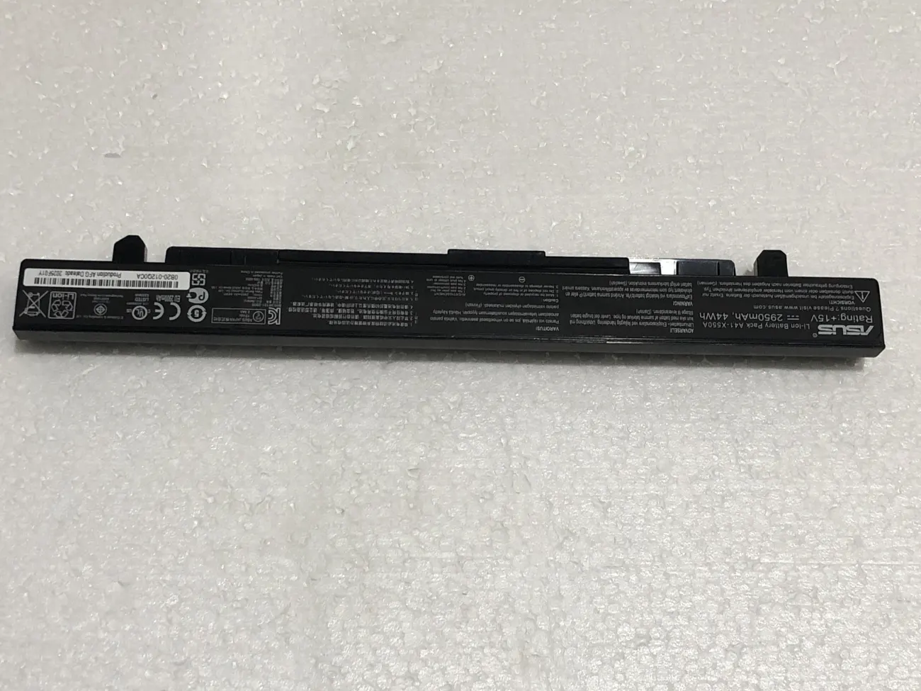 Pin ASUS X550 Zin mặt trước