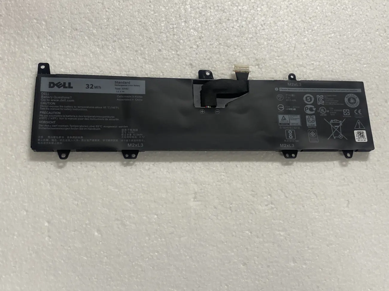 PIN Dell 0JV6J Dell Inspiron 11 3149 3162 3164 3168 3179 3180 mặt trước