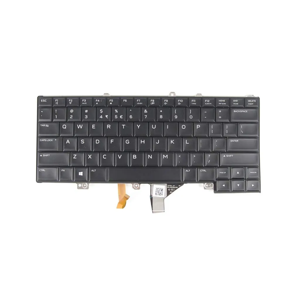 Bàn phím Dell Alienware 15 R3 R4, 14 R3 14 R4 có đèn mặt sau