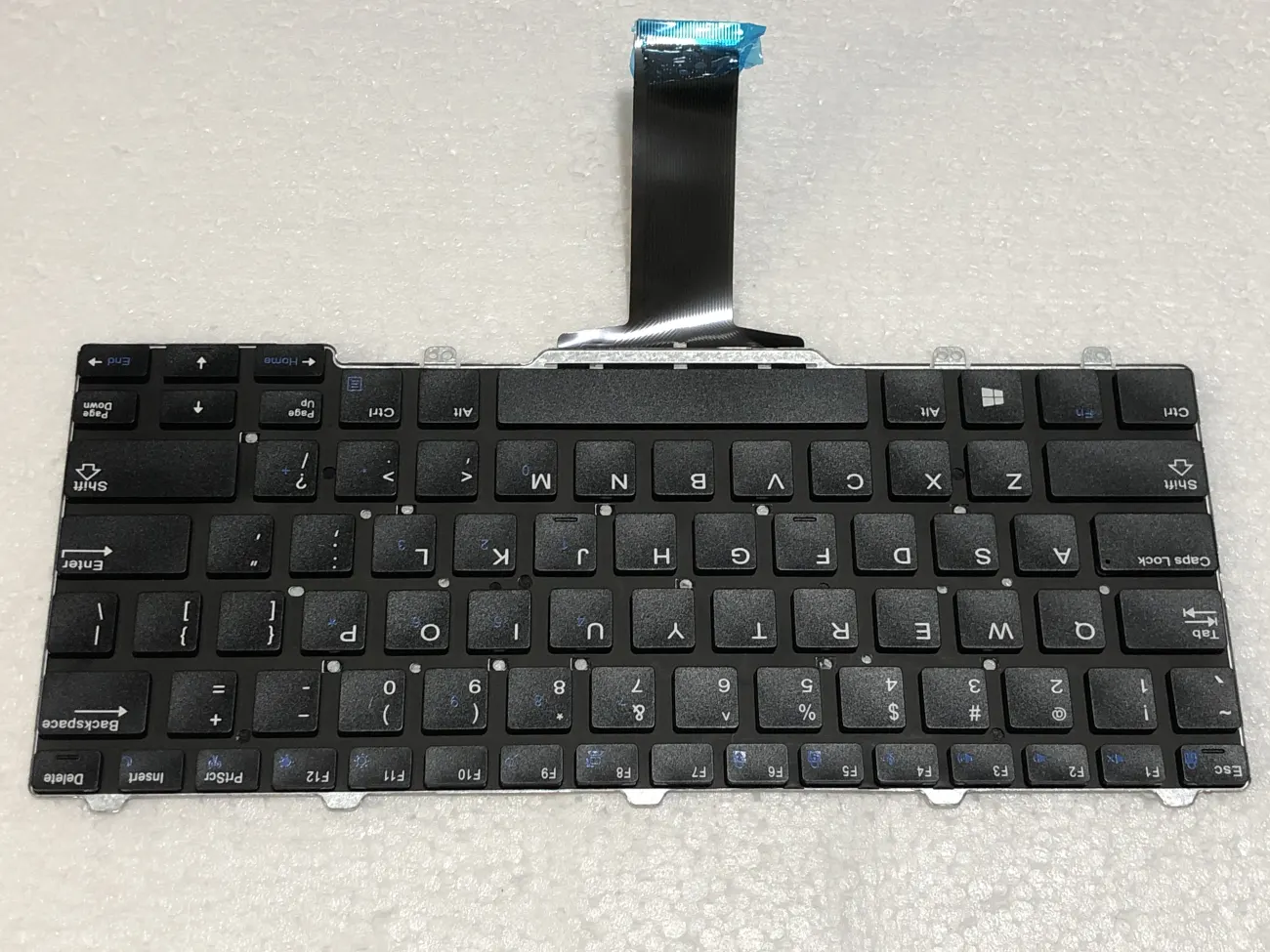 Bàn phím DELL LATITUDE 3340 (LÓT ĐEN) KO CHUỘT  =>Latitude 3340 3350, Latitude E5450 E5470 E7450 E7470, Latitude 5480 E5480 5490 E5490 7480 E7480 7490 E7490 (KHÔNG CHUỘT) mặt trước