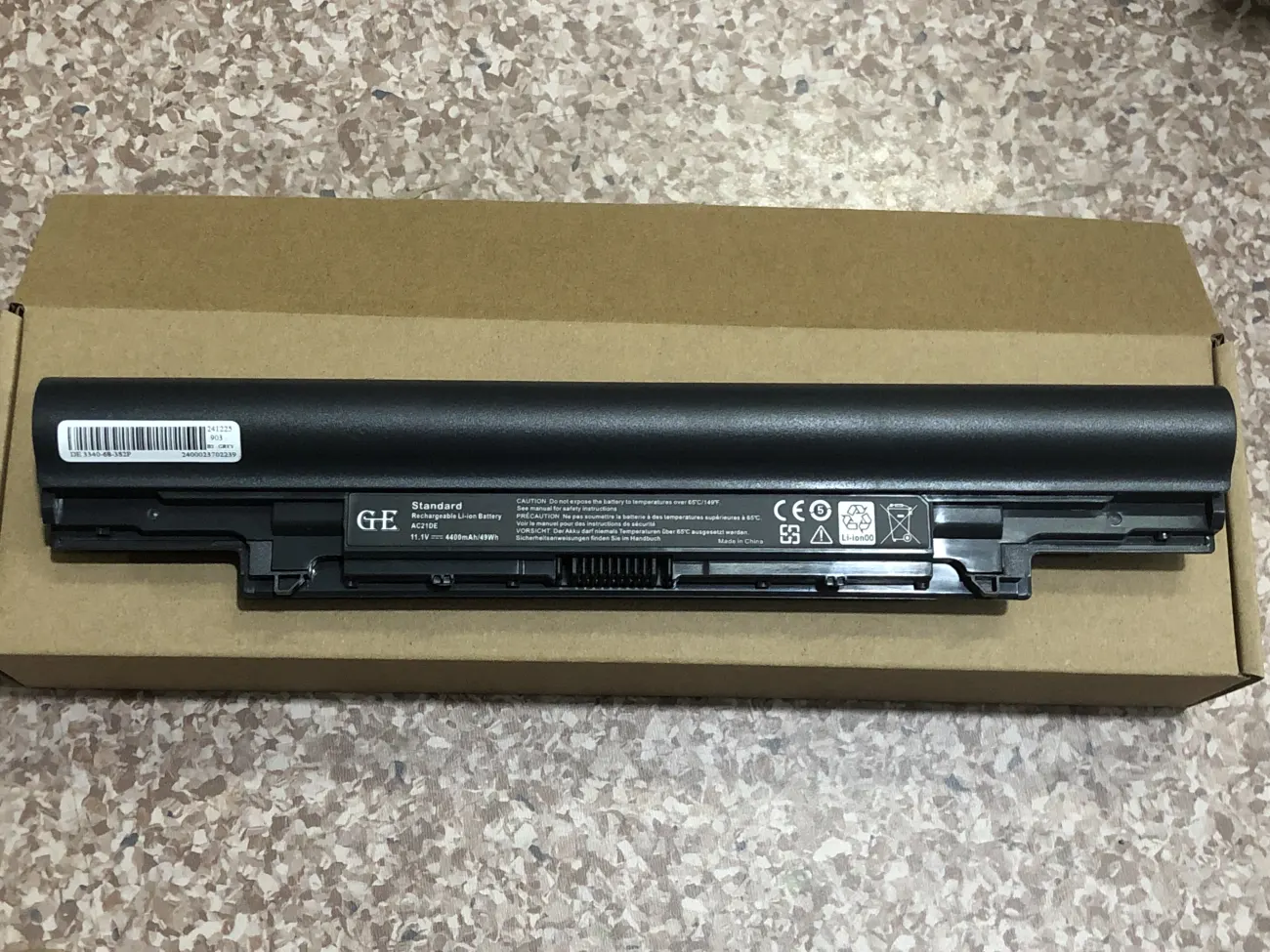 Pin Dell 3340 OEM mặt trước