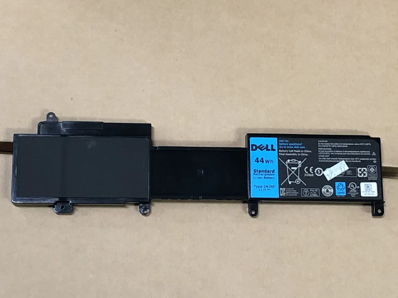 PIN DELL 14Z-5423 2NJNF (ZIN) - 6 CELL - Inspiron 14Z-5423 5523 2NJNF mặt trước