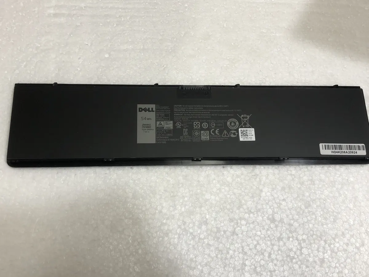 Pin Dell 7440 54WH 3RNFD ZIN mặt trước