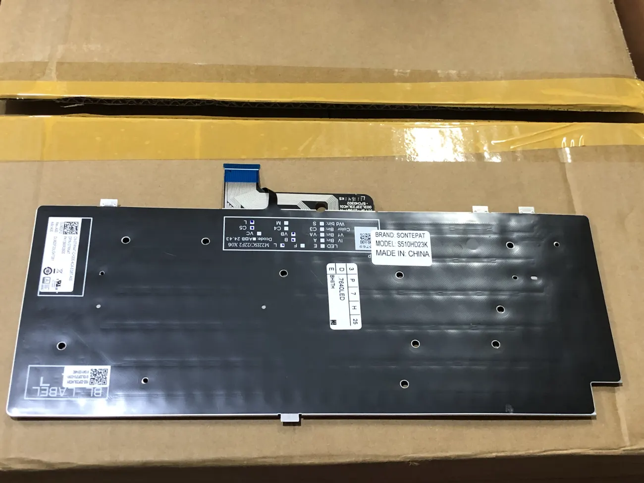 PHÍM Dell Latitude 7340 7440 7640 US Backlit H3DHT 0H3DHT (2023) mặt sau