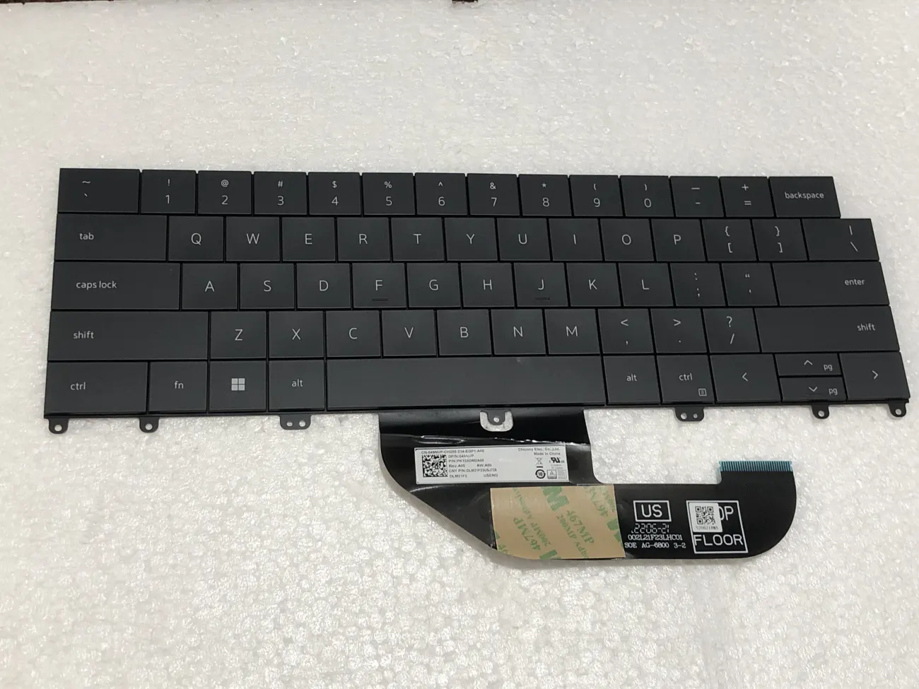 Bàn phím DELL 9320 phím màu đen có Led Plus XPS Plus 9320, XPS 9320 mặt trước