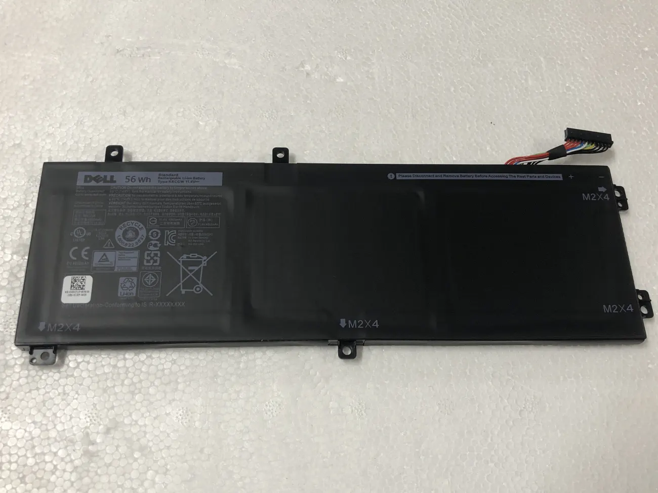 Pin Dell 9550 RRCGW 56Wh mặt trước