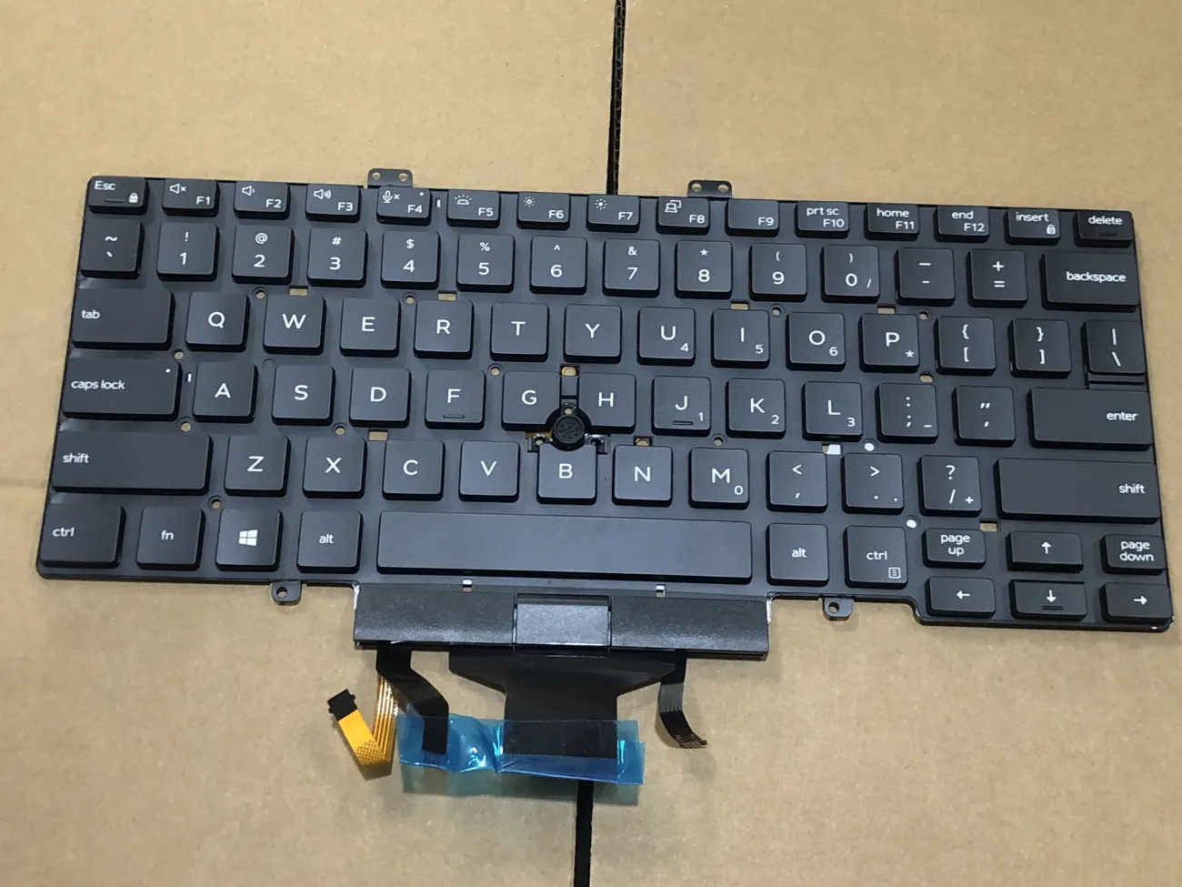Bàn phím DELL LATITUDE 5400 (ĐÈN, có CHUỘT) =>Latitude 5400 5401 5402 5410 7400 7410 mặt trước