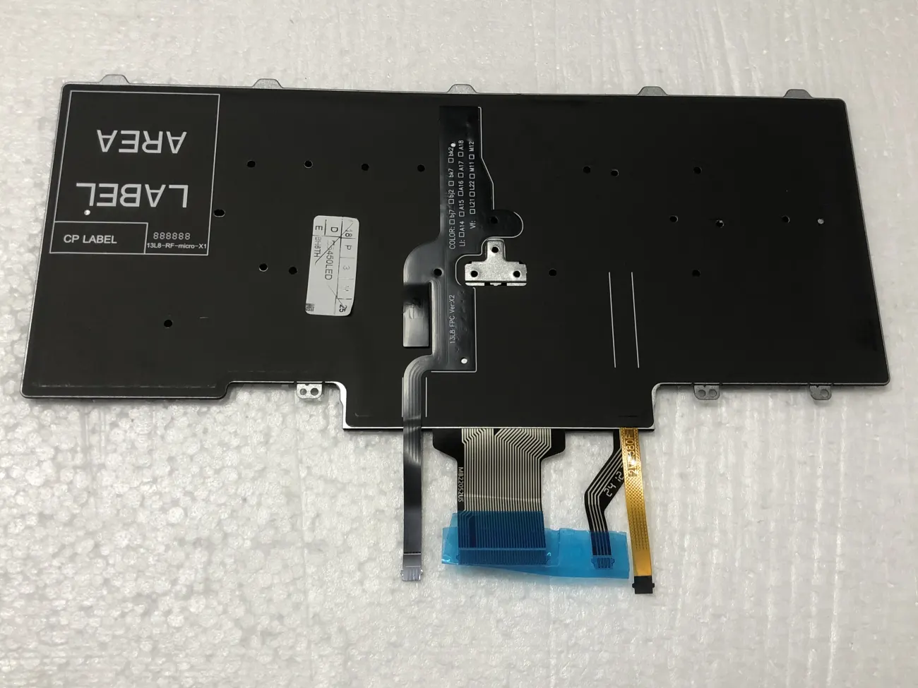 Bàn phím DELL LATITUDE E5450 CÓ CHUỘT (CÓ ĐÈN,) =>Latitude E5450 E5470 E7450 E7470, Latitude 5480 E5480 5490 E5490 7480 E7480 7490 E7490 (CÓ CHUỘT) mặt sau