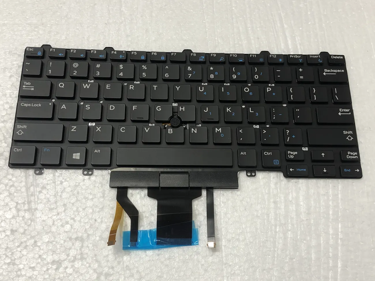 Bàn phím DELL LATITUDE E5450 CÓ CHUỘT (CÓ ĐÈN,) =>Latitude E5450 E5470 E7450 E7470, Latitude 5480 E5480 5490 E5490 7480 E7480 7490 E7490 (CÓ CHUỘT) mặt trước