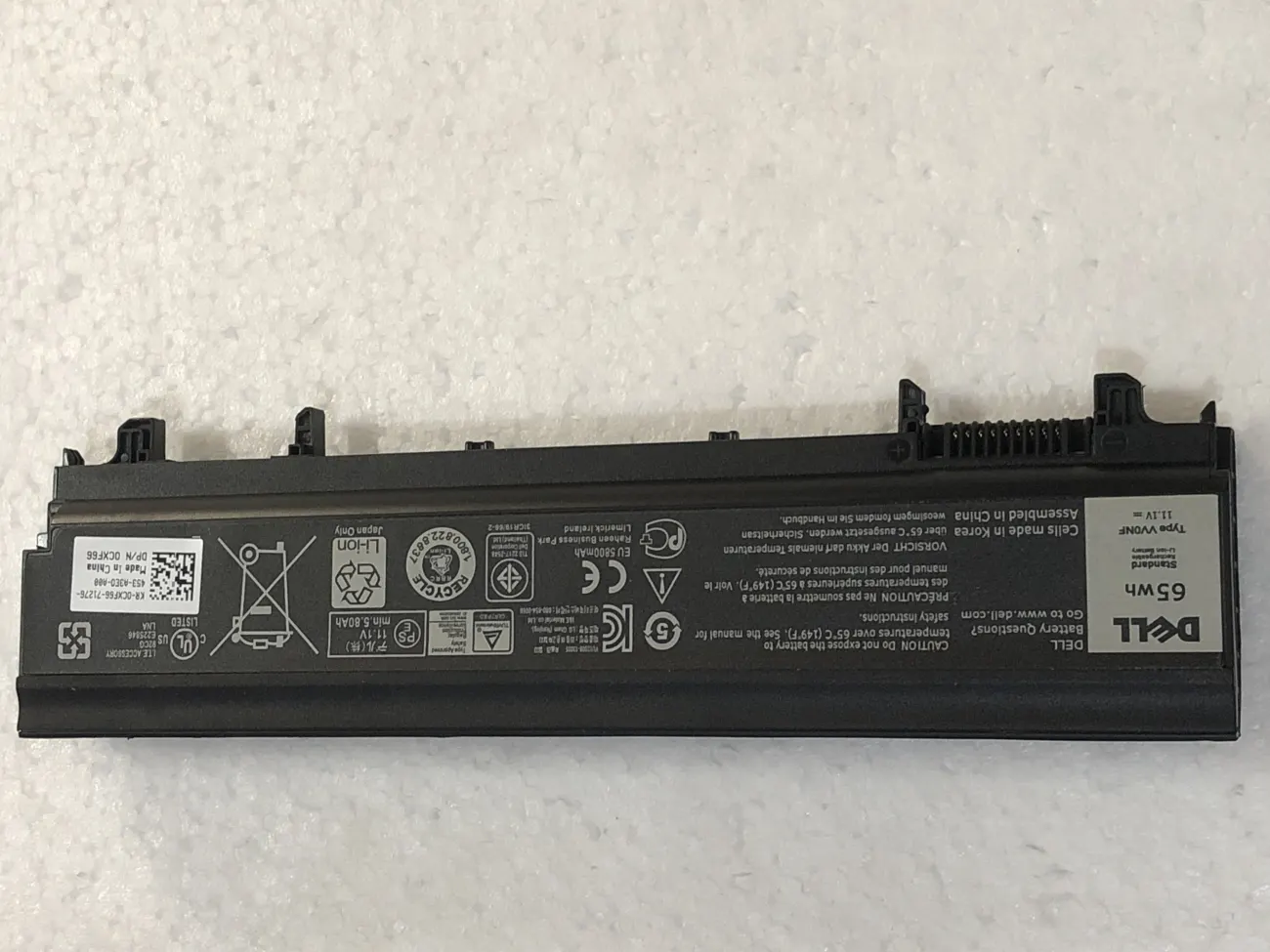 Pin Dell E5440 Zin mặt trước