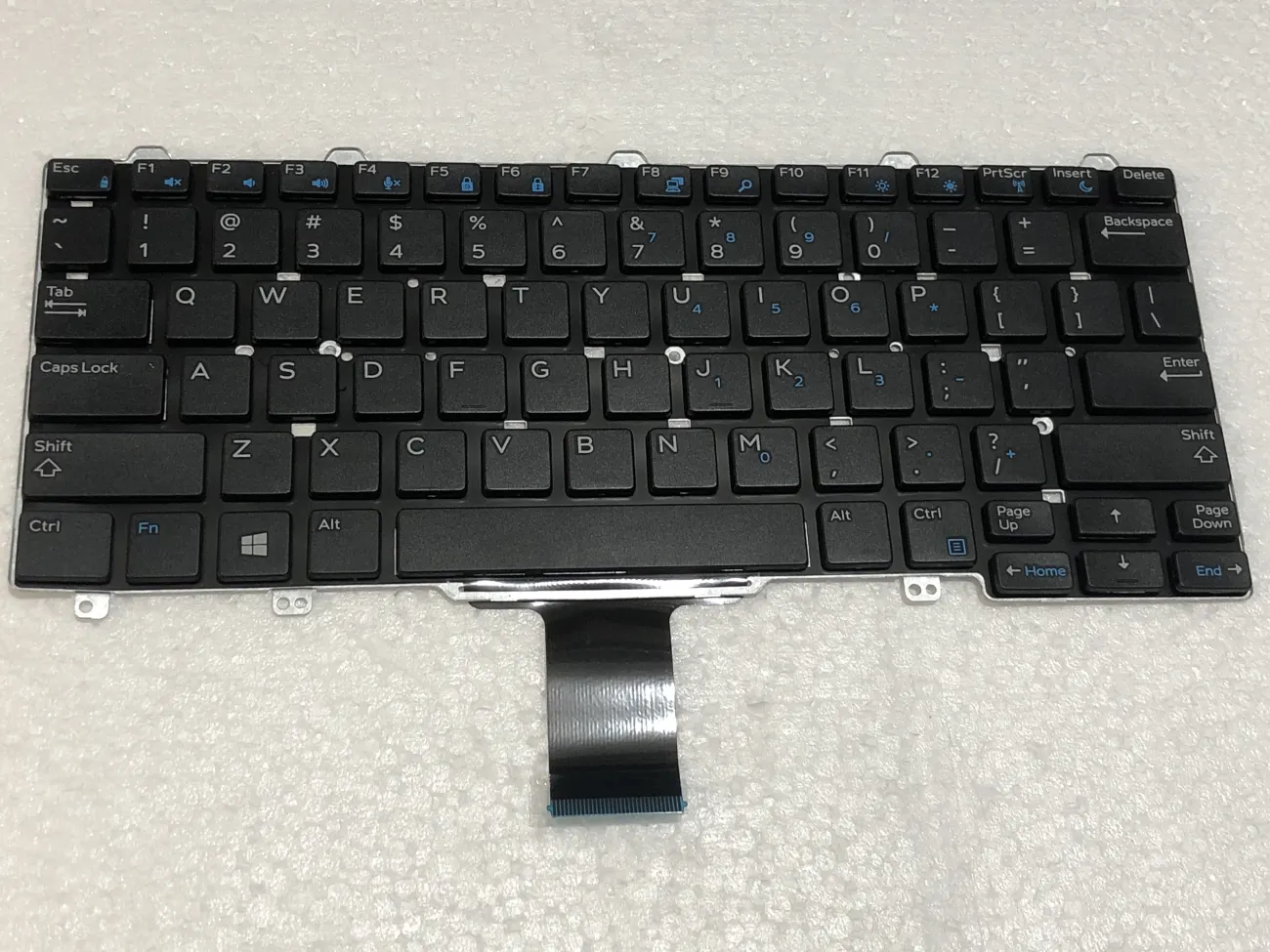 Bàn phím DELL LATITUDE E7250 =>Latitude E7250 E7270 E5250 E5270, XPS 9250 (Cáp dài hơn E7270) mặt trước