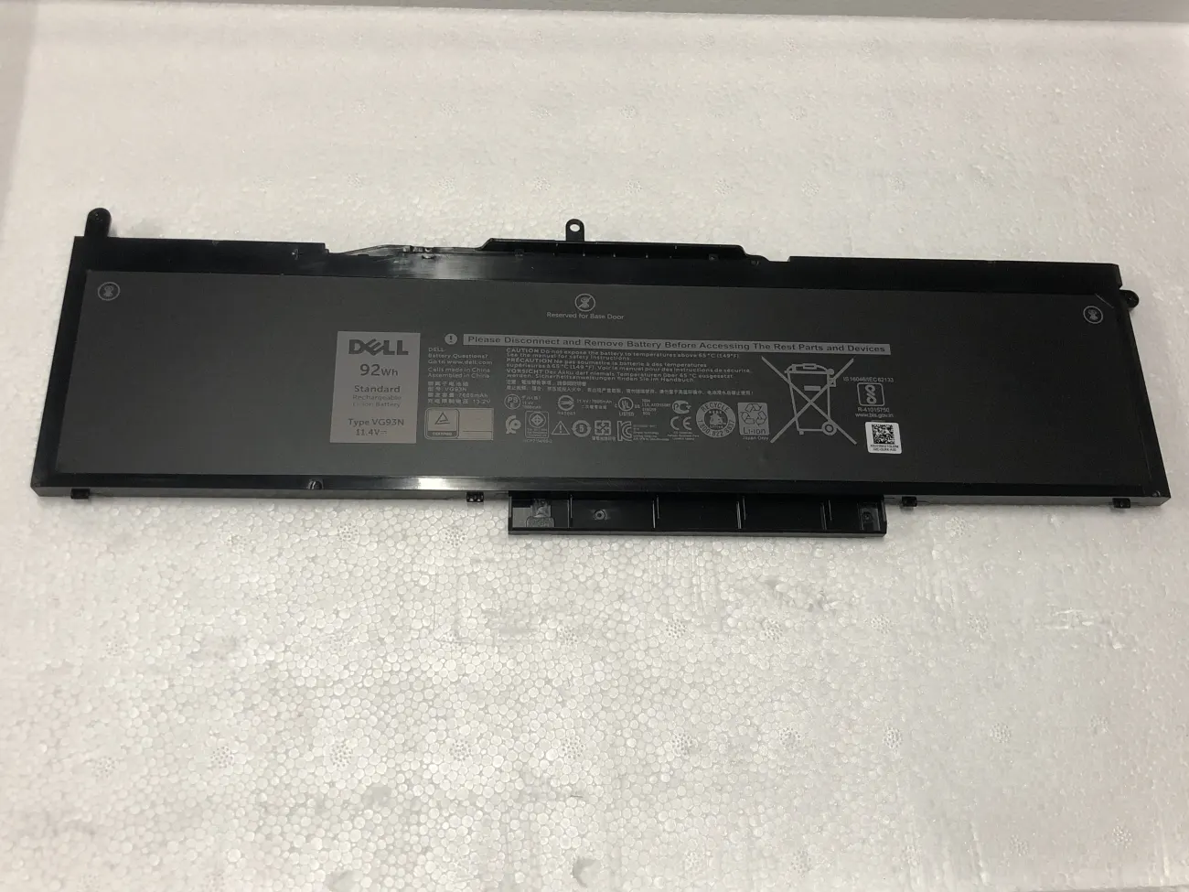Pin dell VG93N 92wh 3520 3530 m3520 m3530 mặt trước