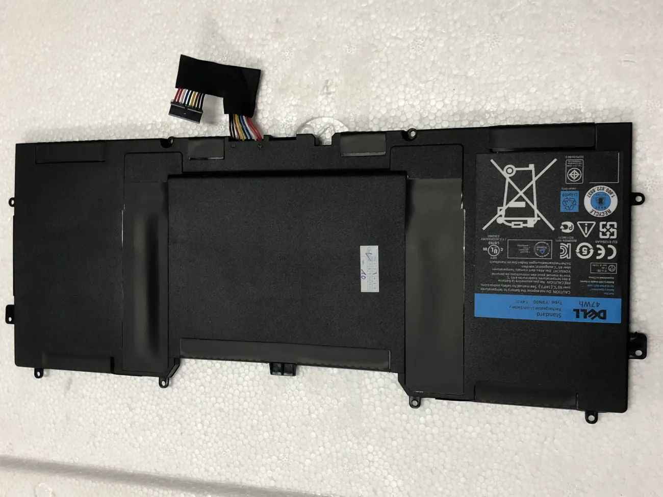 Pin Dell XPS 12 DẸT ZIN Y9N00 L321X L322X 47Wh ZIN mặt trước