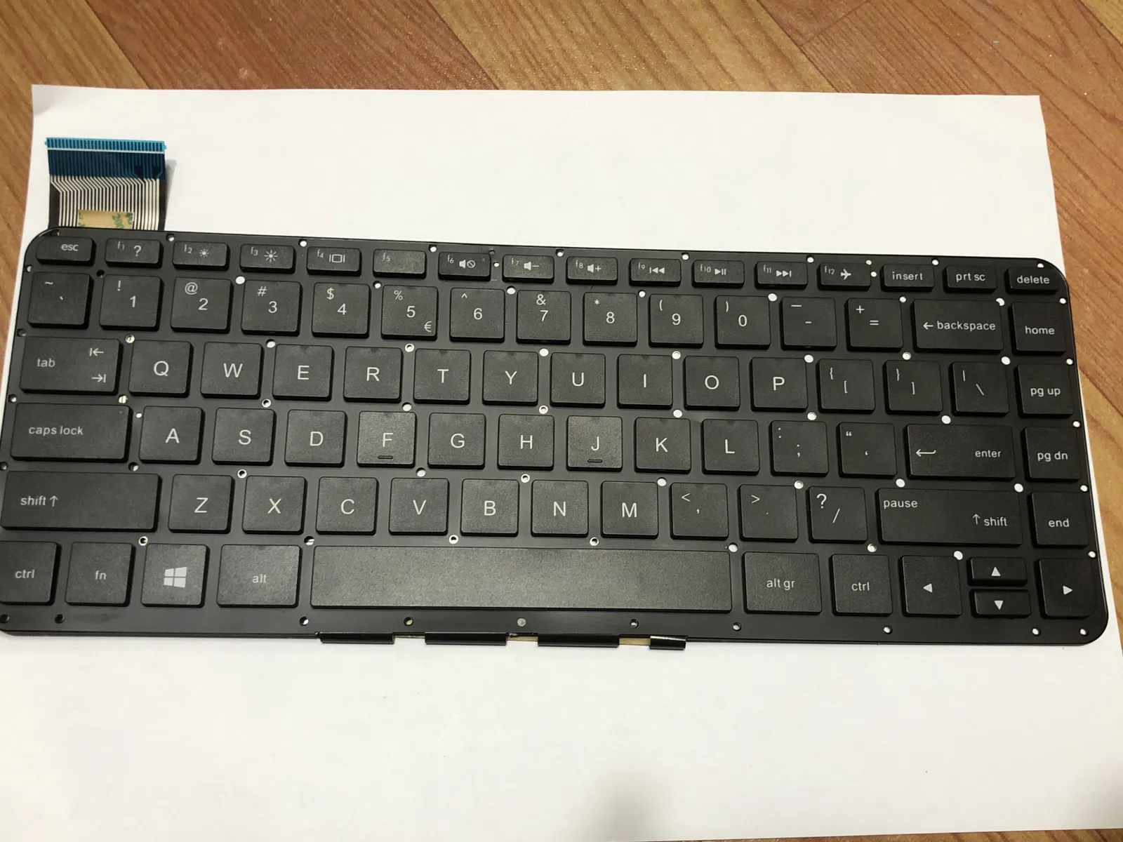 Bàn phím HP 13-C ĐEN mặt trước
