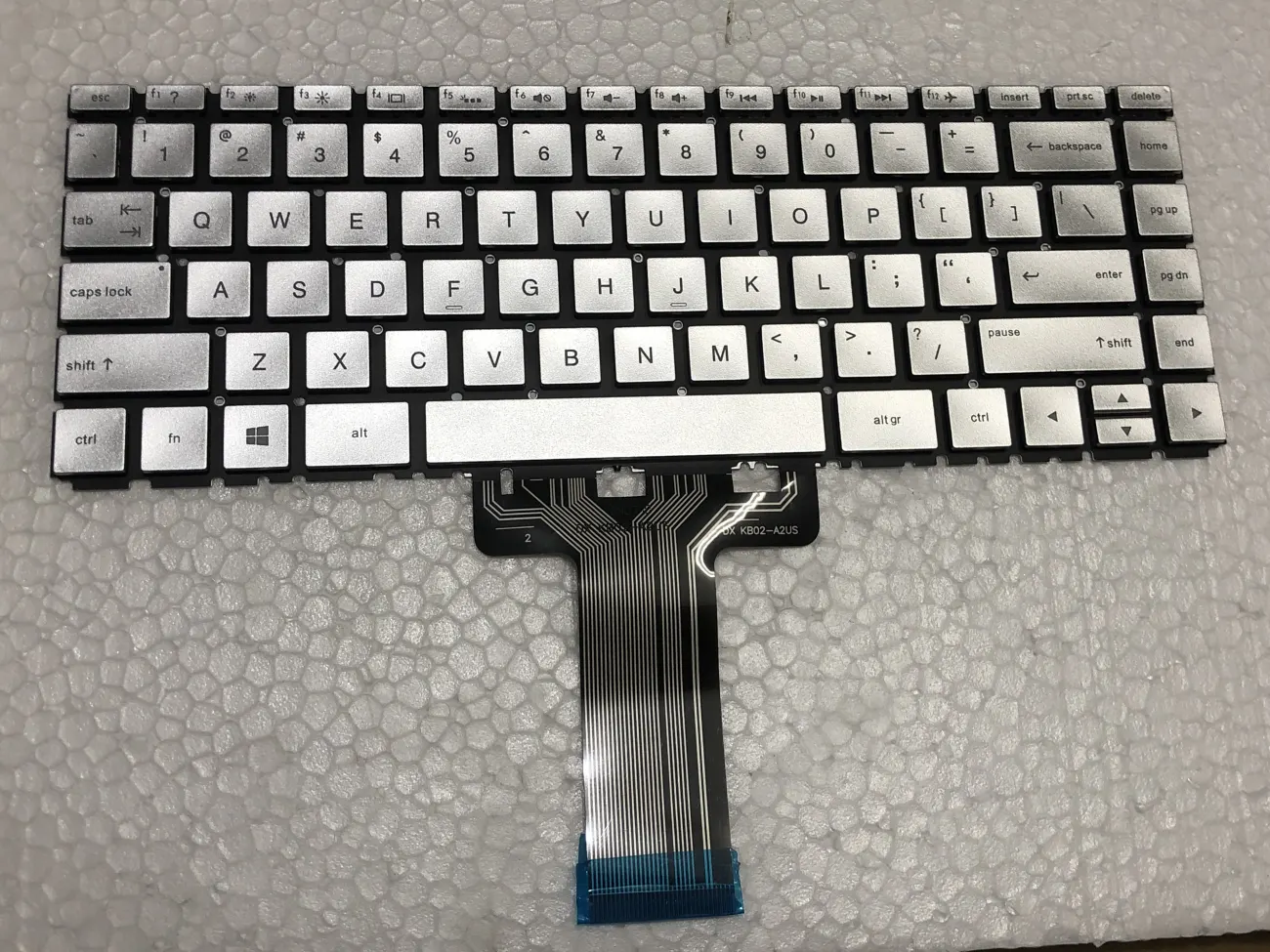 Bàn phím HP 14-BS Bạc LIGHT mặt trước