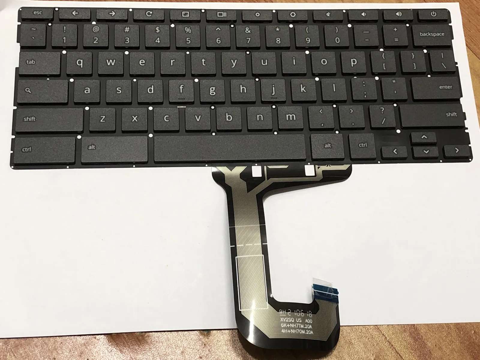 Bàn phím HP Chromebook 14-ca 14-ca000, 14-ca003cl, 14-ca043cl, 14-ca052wm, 14-ca137nr ĐEN mặt trước