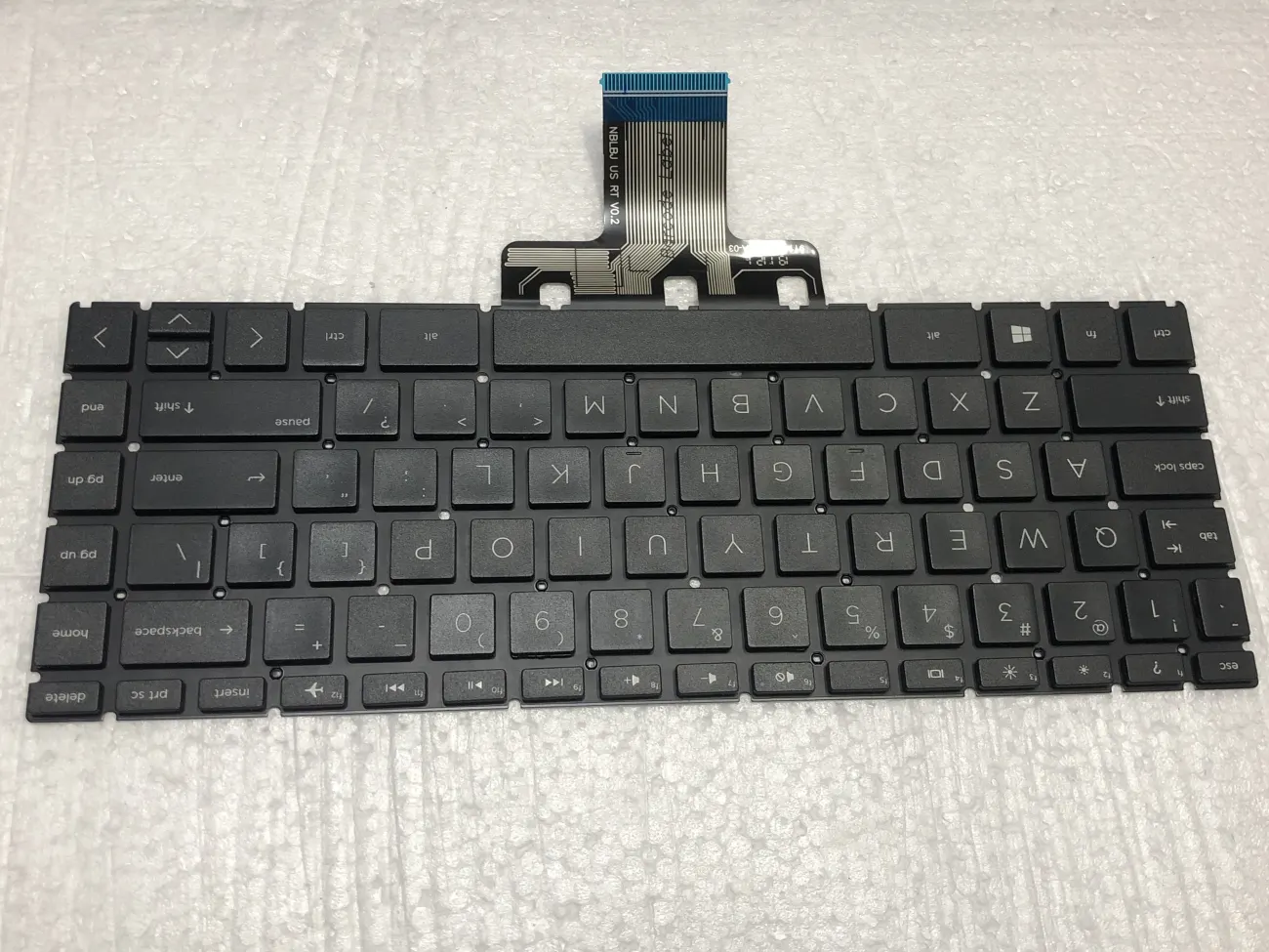 Bàn phím HP 14-DA000 (14-CE) ĐEN =>HP 14-ce000, 14-cf000, 14s-cf000, 14-cr000, 14s-cr000, 14-ck000, 14-cm000, 14-da000, 14-df000, 14s-df000, 14-dh000, 14-dk000, 14s-dk000, 14-ma000, 14-dg000, 340s G7 mặt trước