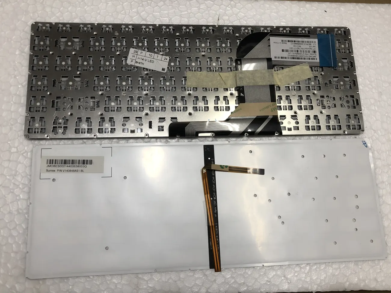 Bàn phím HP 14-V000 ĐEN CÓ ĐÈN - Pavilion 14-V000, 14-V100, 14-V200, 14-P000 mặt sau