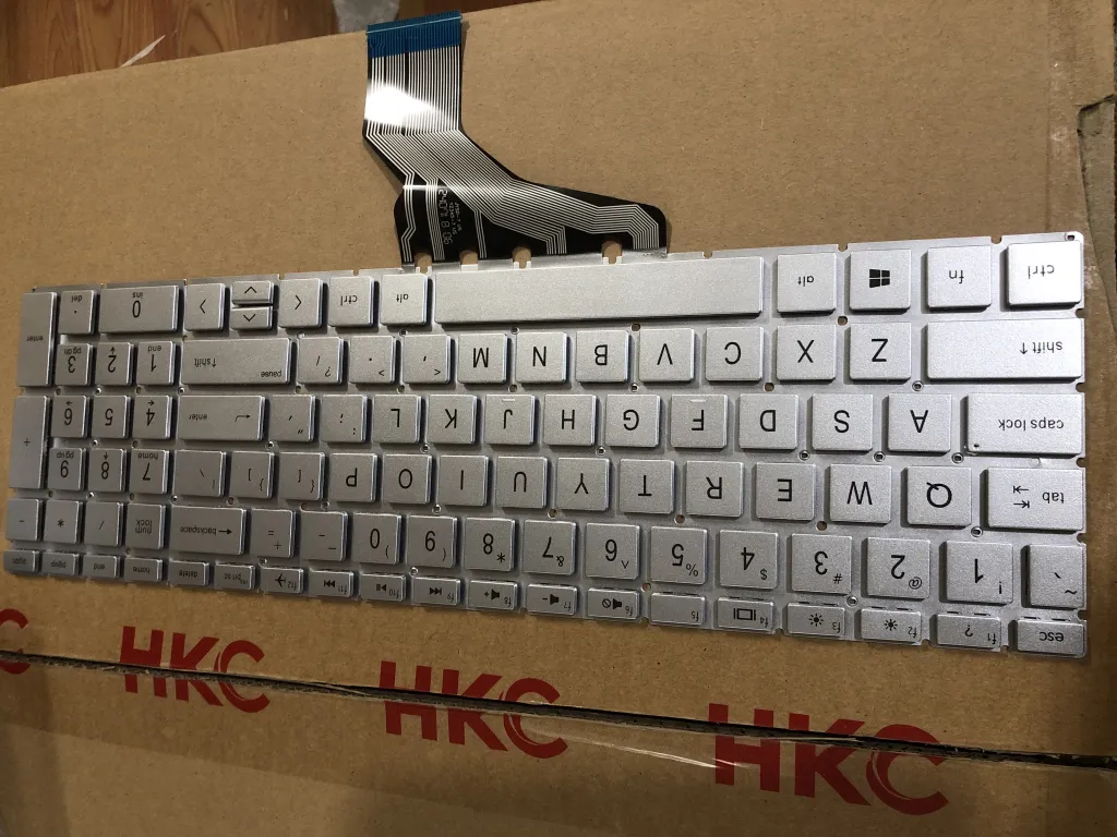 Bàn phím HP 15-DA BẠC 银 mặt trước