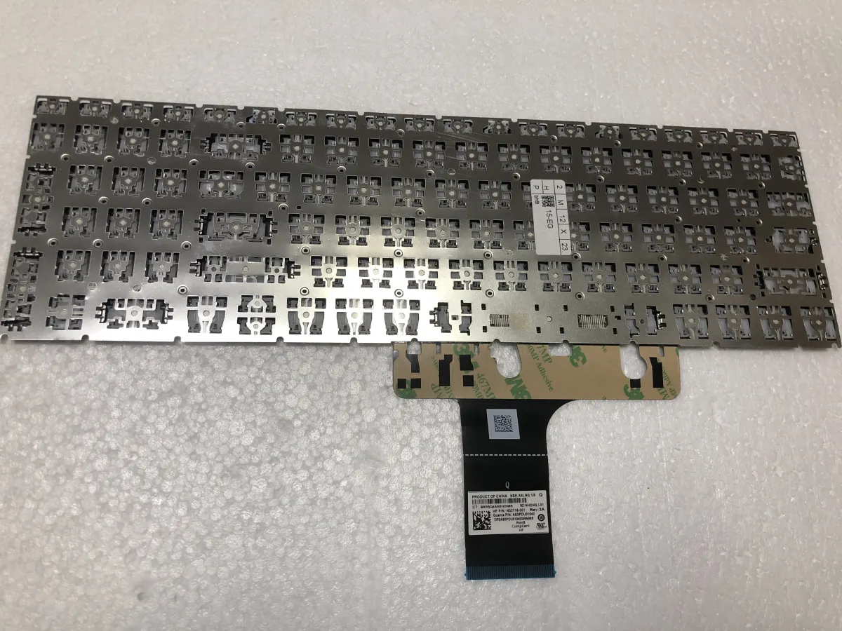 Bàn phím HP 15-EG, 15-EH ĐEN (NÚT NGUỒN KẾ F12) =>Pavilion 15-eg000, 15-eh000, 15-er000, 15t-er000 mặt sau