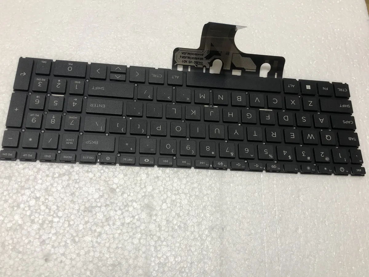 Bàn phím HP 15-EG, 15-EH ĐEN (NÚT NGUỒN KẾ F12) =>Pavilion 15-eg000, 15-eh000, 15-er000, 15t-er000 mặt trước