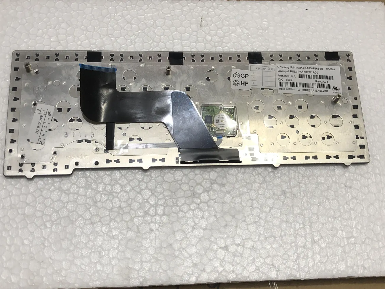 Bàn phím HP 8440P CÓ CHUỘT (ZIN,) =>EliteBook 6440p 8440p 8440w, Probook 6440b 6450b 6455b 6445b mặt sau