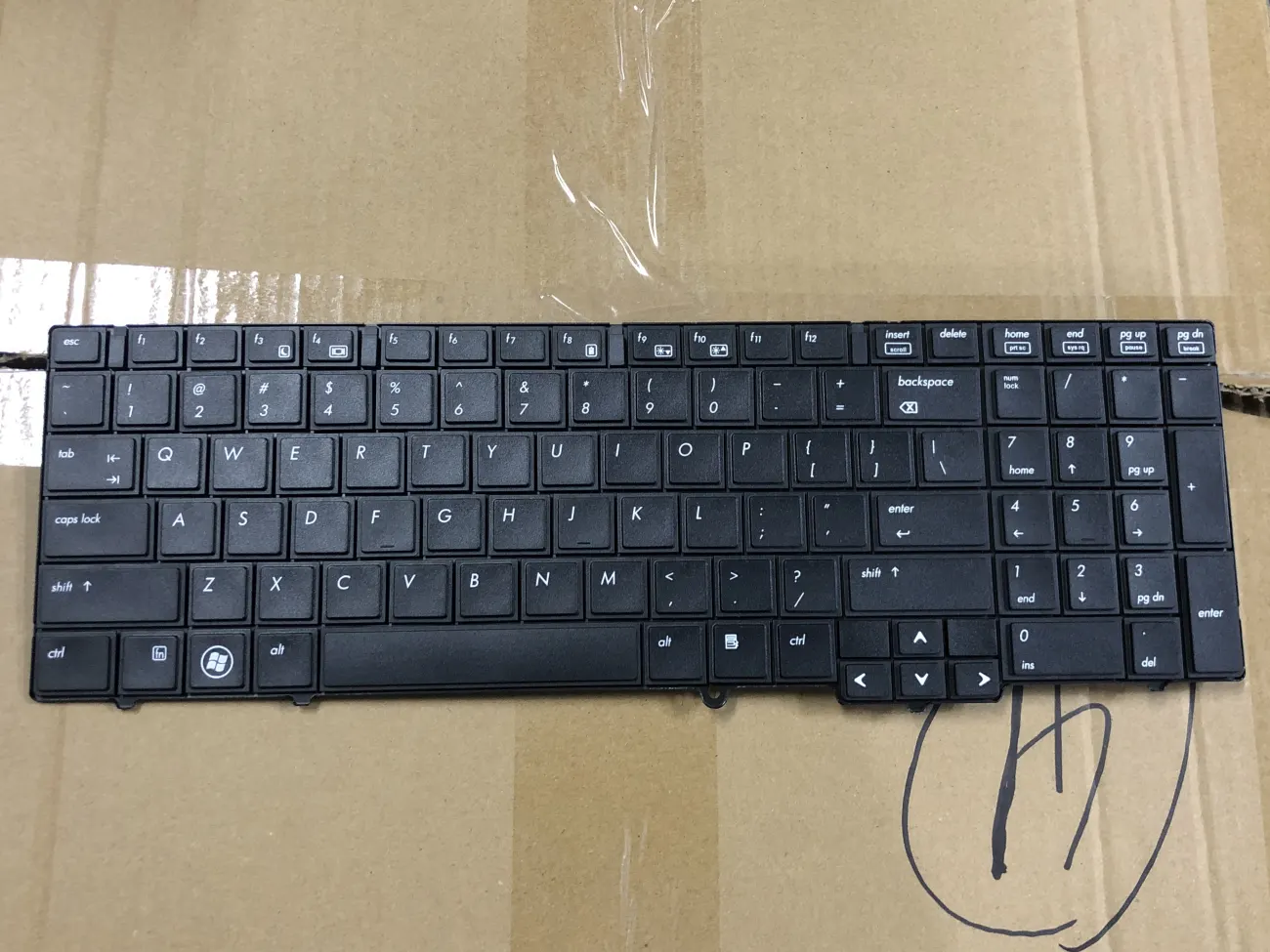 Bàn phím HP 8540 =>EliteBook 8540p 8540w mặt trước