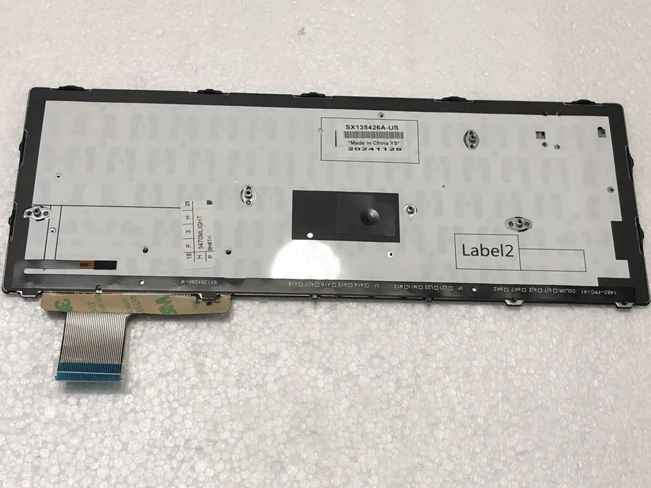 Bàn phím HP FOLIO 9470M (CÓ ĐÈN) =>Elitebook Folio 9470M 9480M mặt sau