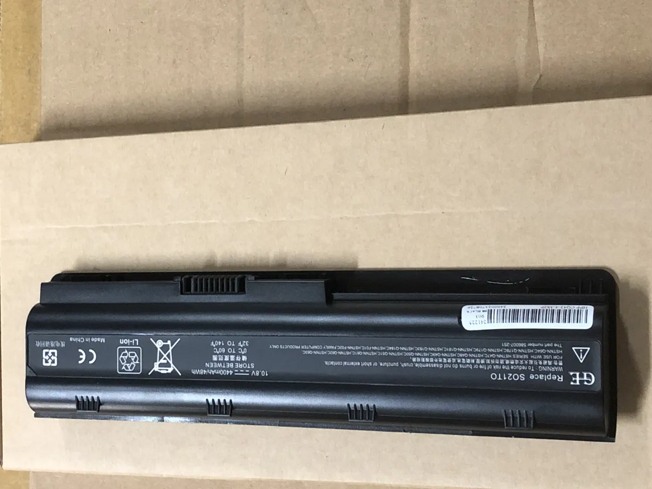 Pin HP CQ42 OEM mặt trước