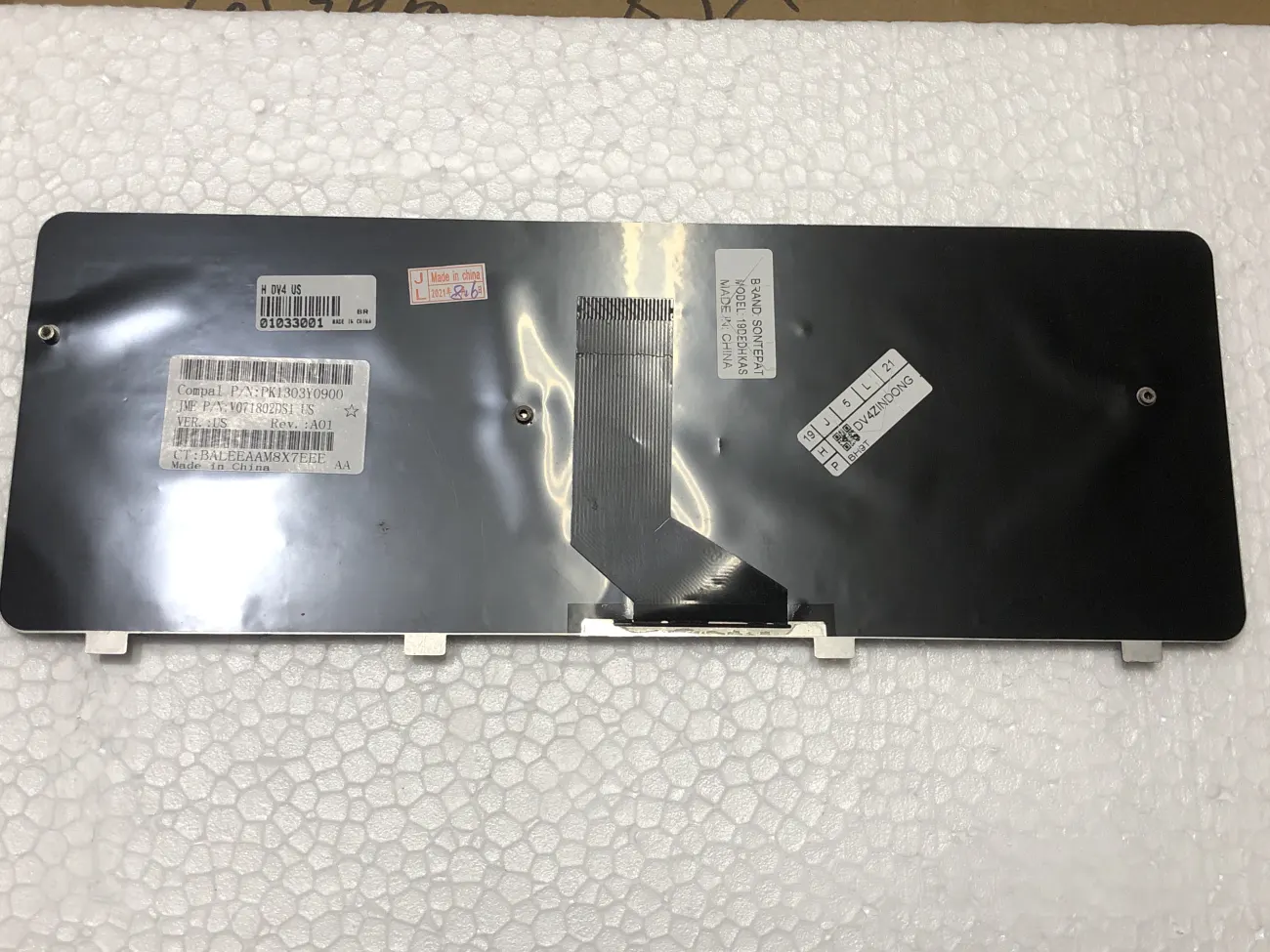 Bàn phím HP DV4 ZIN đồng mặt sau