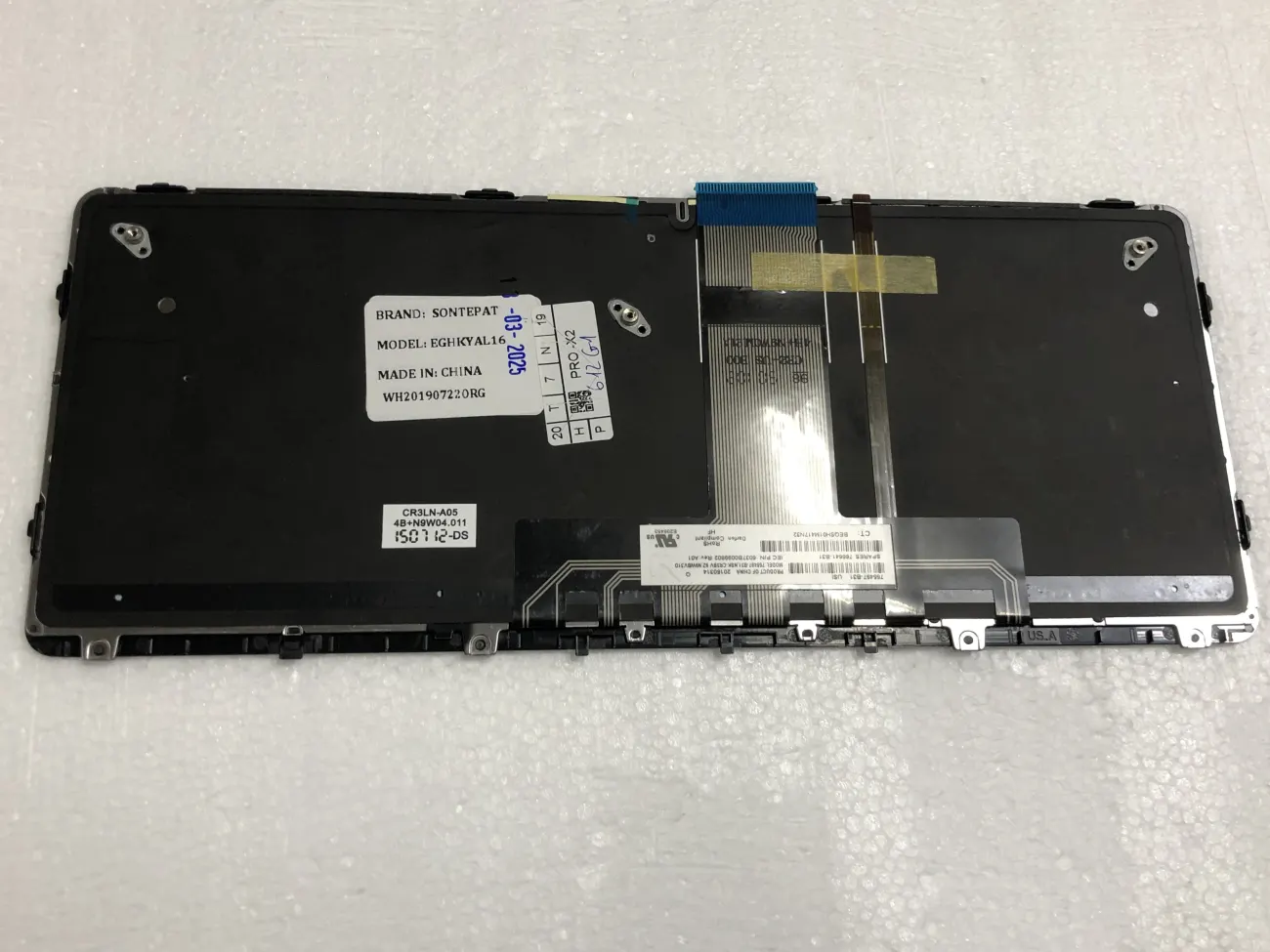 Bàn phím HP PRO-X2 612 g1 led mặt sau