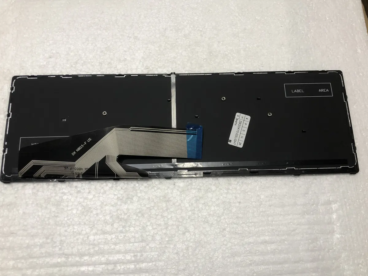 Bàn phím HP ZBOOK 15 G3 (KHÔNG CHUỘT, CÓ ĐÈN, ) =>Zbook 15 G3, 15 G4, Zbook 17 G3, 17 G4 mặt sau