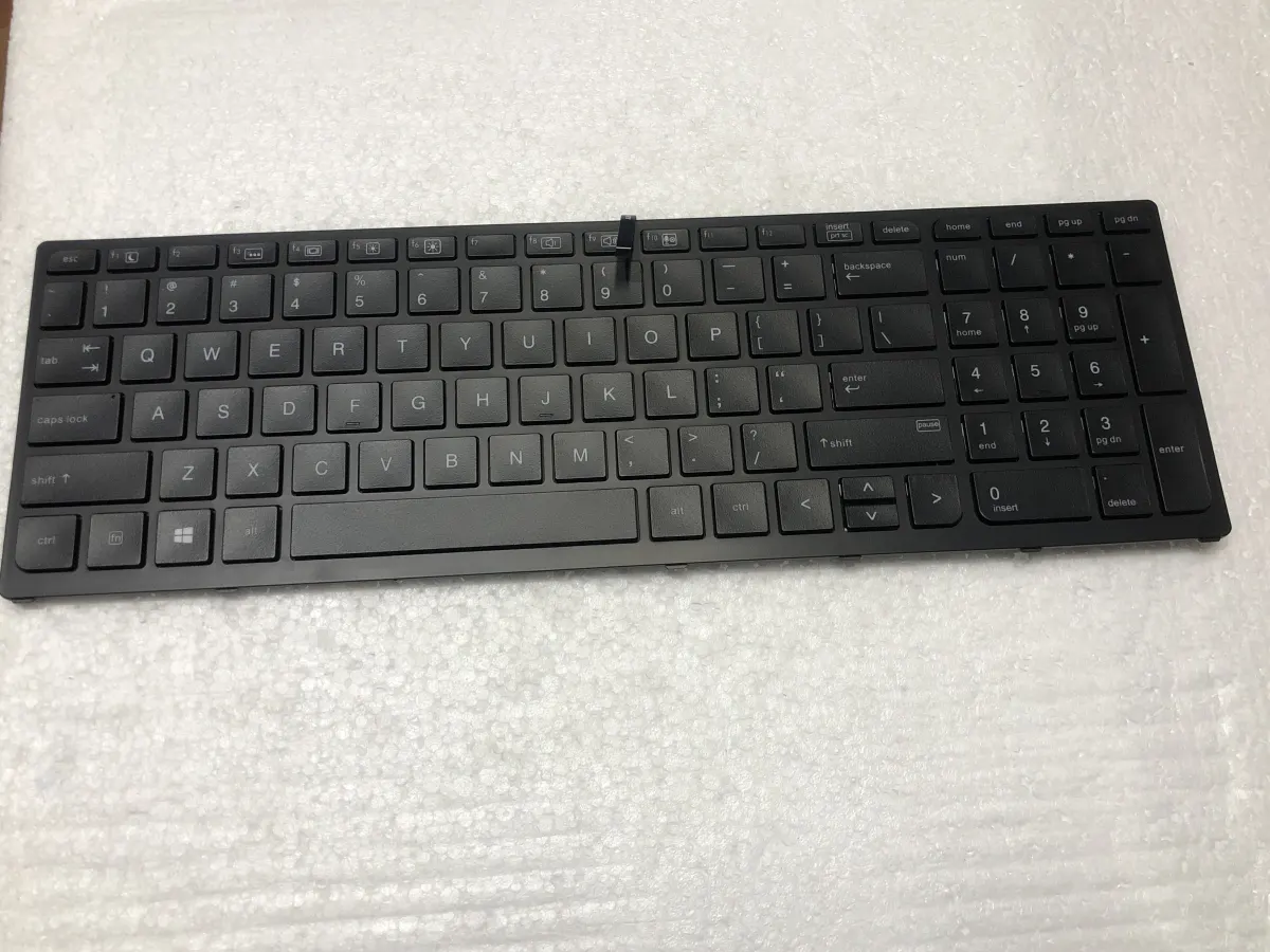 Bàn phím HP ZBOOK 15 G3 (KHÔNG CHUỘT, CÓ ĐÈN, ) =>Zbook 15 G3, 15 G4, Zbook 17 G3, 17 G4 mặt trước