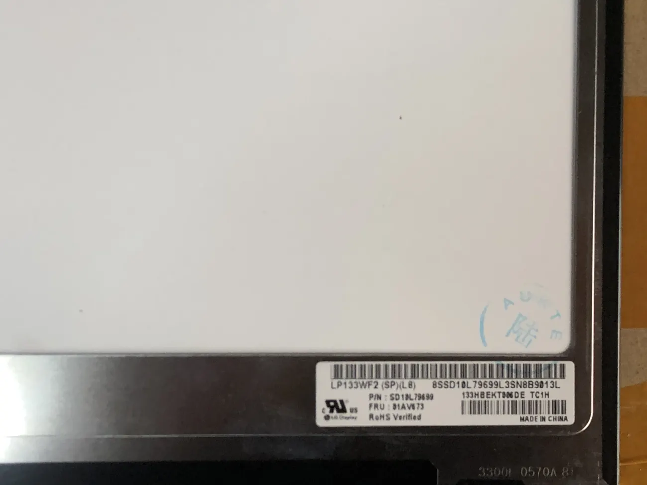 Màn 13.3 slim 30 pin full HD ips có tai mặt sau