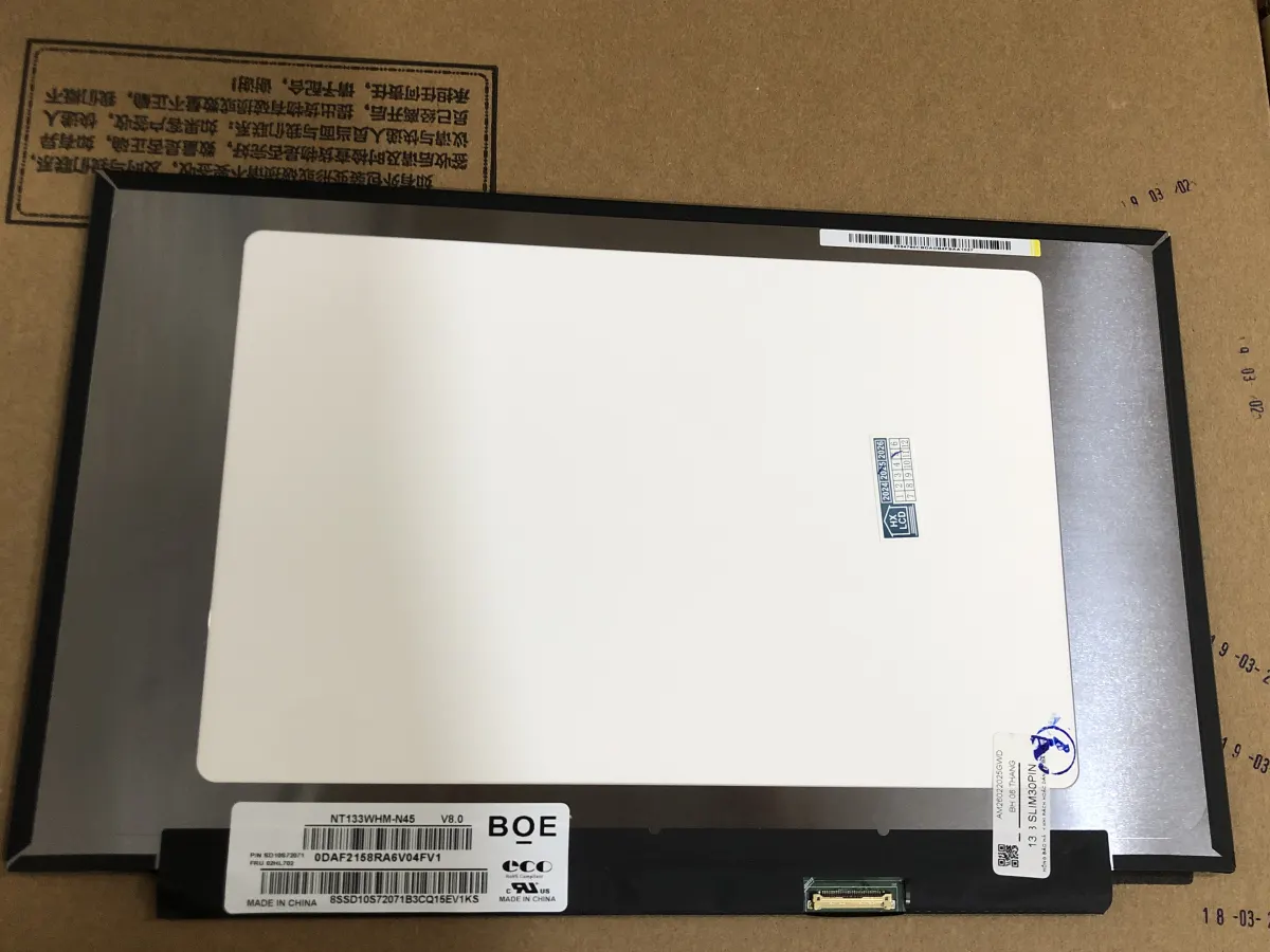 Màn 13.3 SLIM 30 PIN FULL VIỀN mặt trước