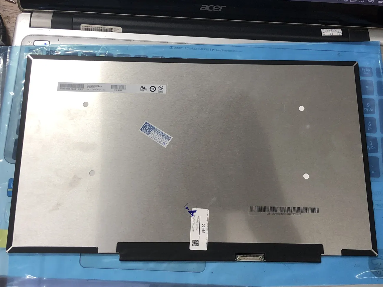 Màn Asus B9450 30 Pin, Board Ngắn – Lệch Phải mặt sau