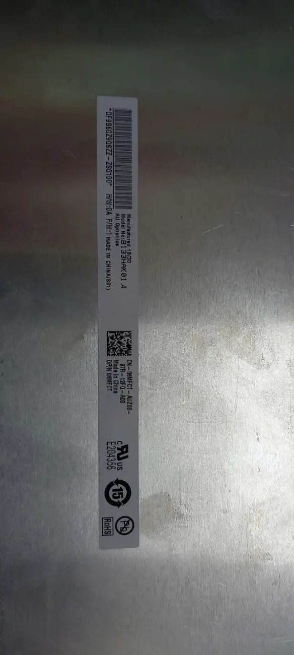 Màn DELL 7390-1080 không cảm ứng mặt sau
