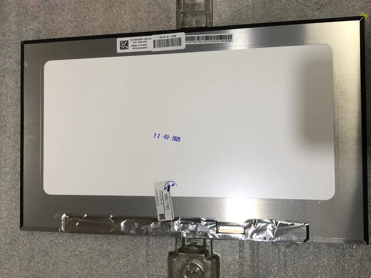 Màn DELL 7400, (14.0 SLIM 30 PIN FULL HD KO VIỀN, KO TAI, BOARD SAU LƯNG)  mặt trước