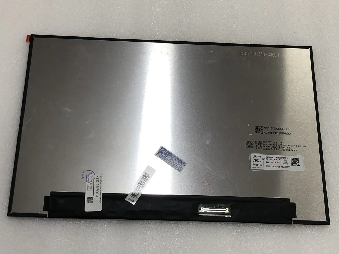 Màn Lenovo x13 gen 2  2.5K mặt sau